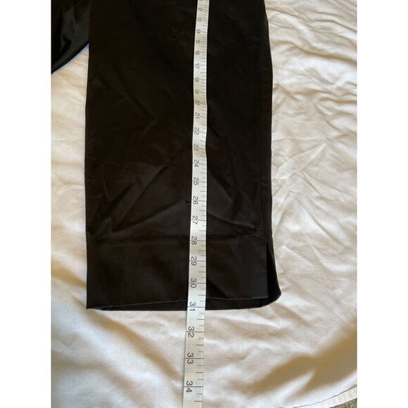 Karen Kane Womens Black Capri Size 18W Cotton Spandex Lifestyle Side Split NEW - Picture 9 of 11